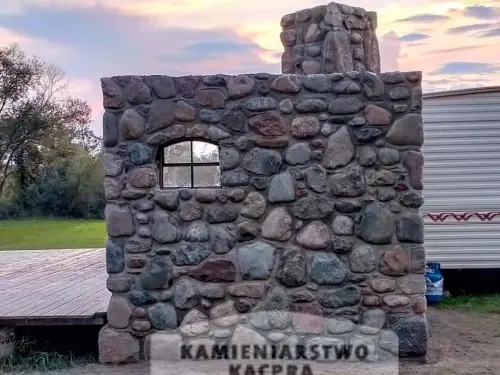 Wędzarnia wykonana przez Kamieniarstwo Kacpra