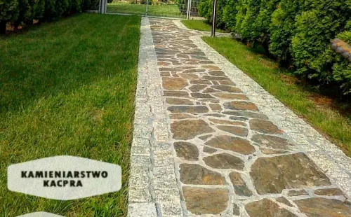 Ścieżka wykonana przez Kamieniarstwo Kacpra